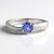 Anello in argento con Tanzanite