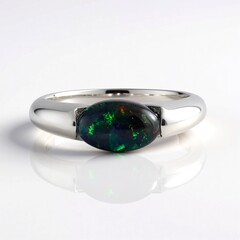 Anello in argento con Opale Mezezo (de Melo)