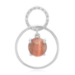 Skapolith-Katzenauge-Silberanhänger