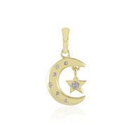 Pendentif en argent et Diamant I2 (I)