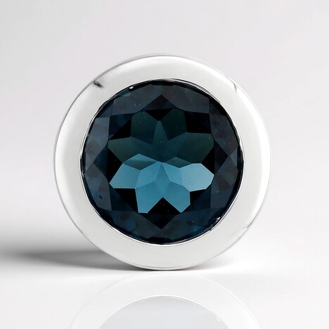 Ciondolo in argento con Topazio Blu Londra (de Melo Essence)