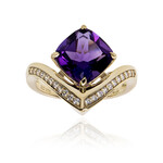 Amethyst-Goldring (de Melo Gold)