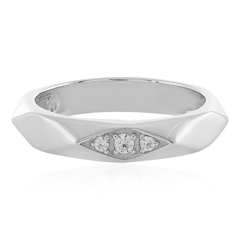 Zirkon-Herren-Silberring