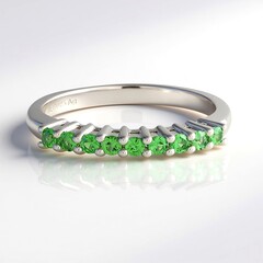 Anello in argento con Lemshuku Tsavorite