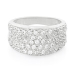 Anello in argento con Zaffiro Bianco