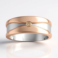 Anello in argento con Diamante Argyle Rose de France I1