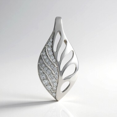 Gouden hanger met IF (G) Diamanten (de Melo Gold)