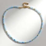 Collana in argento con Acquamarina Brasiliana