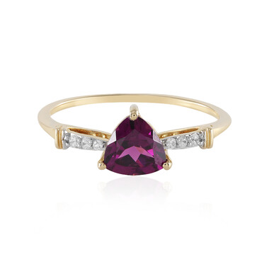 Magenta-Granat-Goldring