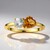 Anello in argento con Citrino Madeira