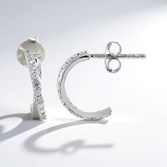 Orecchini in argento con Zircone
