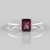 Anello in argento con Tormalina Rosa Nigeriana