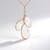 Collana in argento con Quarzo Bianco (KM by Juwelo)