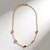 Collana in argento con Ambra Milky Baltica (dagen)