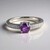 Anello in argento con Ametista Uruguay