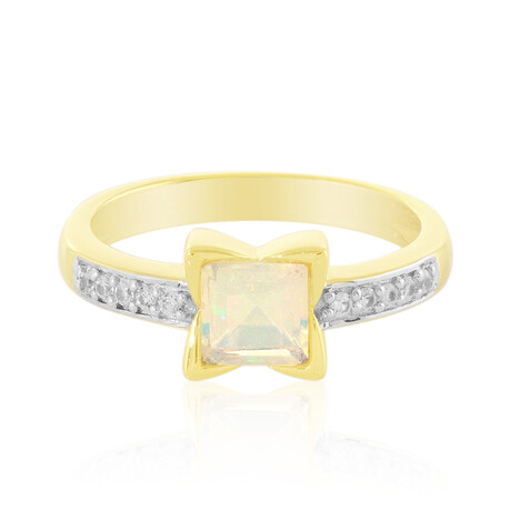 Anello in argento con Opale di Welo