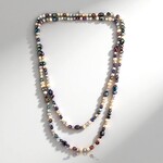 Collana in argento con Perla d'Acqua Dolce Bianca (TPC)
