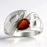 Bague en argent et Citrine Madère (Pallanova)