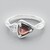 Anello in argento con Occhio di Tigre Rosso