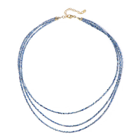 Nepalesischer Kyanit-Silberhalskette