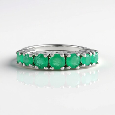 Anello in argento con Smeraldo Socoto