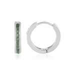 Boucles d'oreilles en argent et Alexandrite