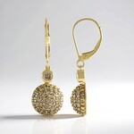Orecchini in oro con Diamante Cioccolato I2 (KM by Juwelo)