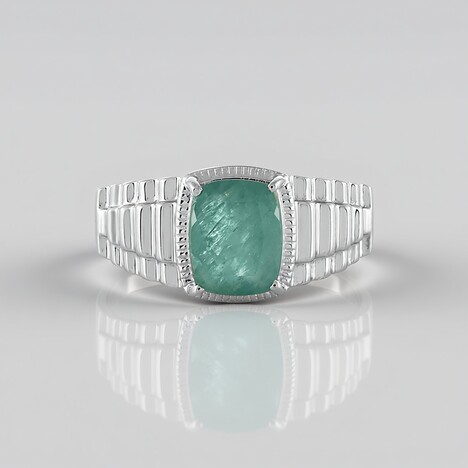 Anello in argento con Grandidierite