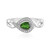 Anello in argento con Diopside Russo