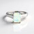 Anello in argento con Opale di Welo