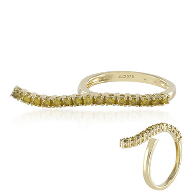 Gelber I2 Brillant-Goldring (de Melo)