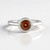 Anello in argento con Zircone Tramonto