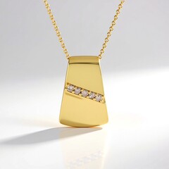 Collana in argento con Diamante Cioccolato I2