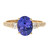 Anello in oro con Tanzanite AAA (CIRARI)