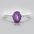 Anello in argento con Rubino Stellato Channapatna