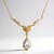 Collier en argent et Topaze blanche