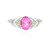 Zilveren ring met een roze kwarts
