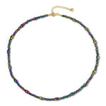 Collar en plata con Hematita mística