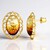Orecchini in argento con Ambra Sunrise Baltica (dagen)