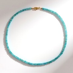 Collana in argento con Apatite Blu