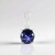 Ciondolo in argento con Zaffiro Stellato Blu