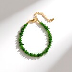 Bracciale in argento con Diopside Russo