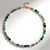 Collana in argento con Onice Verde