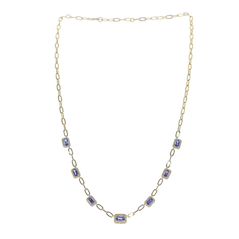 Collar en oro con Tanzanita AAA (CIRARI)