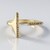 Anello in oro con Diamante Champagne I3 (de Melo Gold)