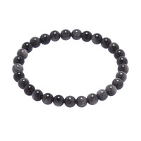Bracciale con Ossidiana Argentata