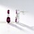 Orecchini in argento con Rodolite di Naktamunda
