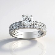 Anello in argento con Zircone