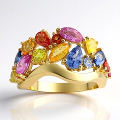 Anello in oro con Zaffiro Rosa di Tuléar (de Melo Gold)
