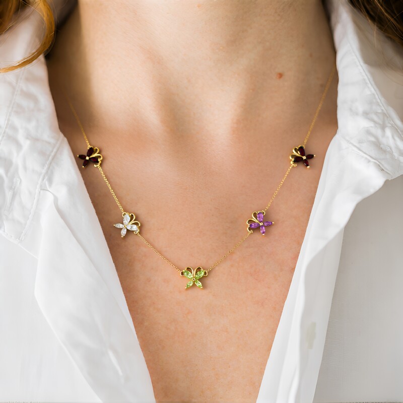 Collana in argento con Ametista